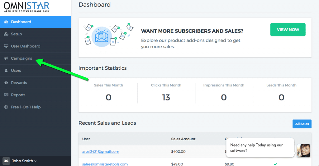 how to set up affiliate program on shopify